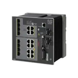 Cisco Industrial Ethernet 4000 Series - Commutateur - Géré - 4 x Gigabit SFP + 8 x 10 - 100 - 10... (IE40004GS8GP4GE-RF)_1